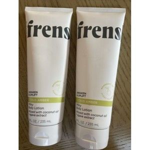 (2) Being Frenshe Milky Hydrating Lotion Dry Skin Coconut Oil Citrus Amber